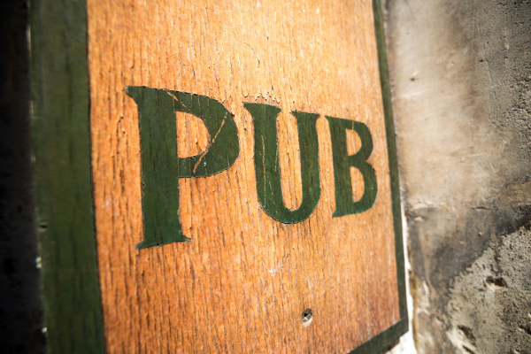 pub sign